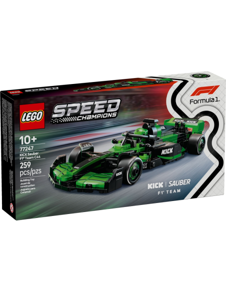 LEGO SPEED CHAMPIONS 77247 Coche de Carreras KICK Sauber F1 Team C44