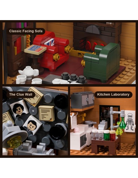 PANTASY 85014 Sherlock Holmes Baker Street 221B Apartment
